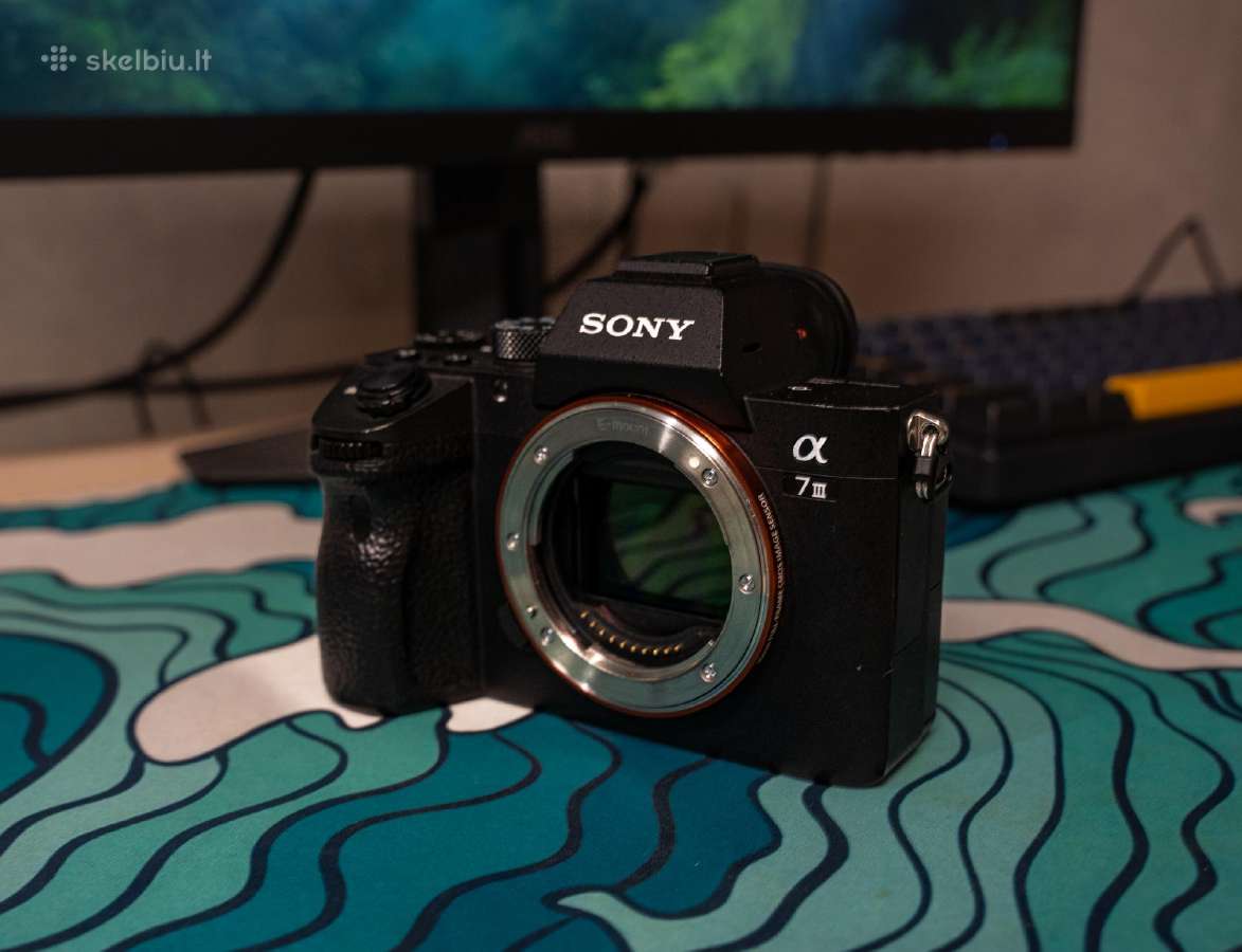Sony A7III, labai geros būklės - nuotraukos Nr. 2