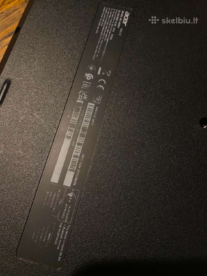Acer nitro 5 rtx 3050 - nuotraukos Nr. 8