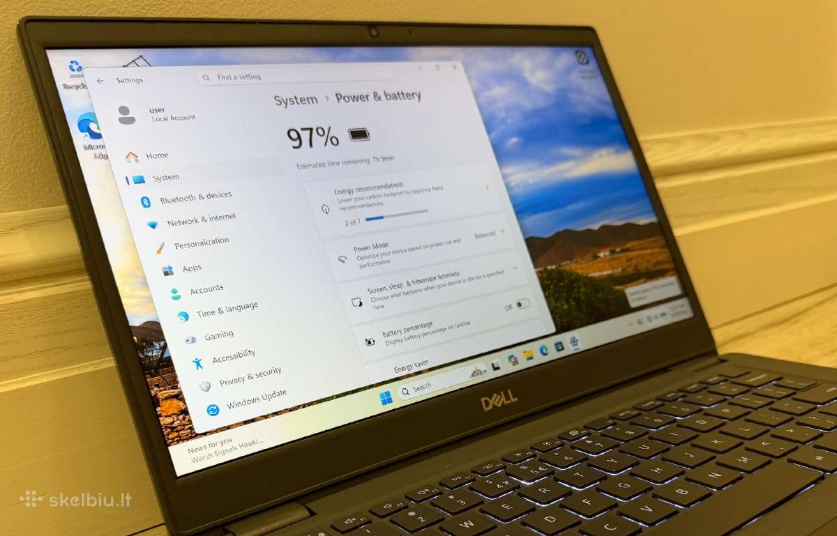 Dell Latitude 3410 i5-10310u/16ram/256/14fhd/w11p - nuotraukos Nr. 2