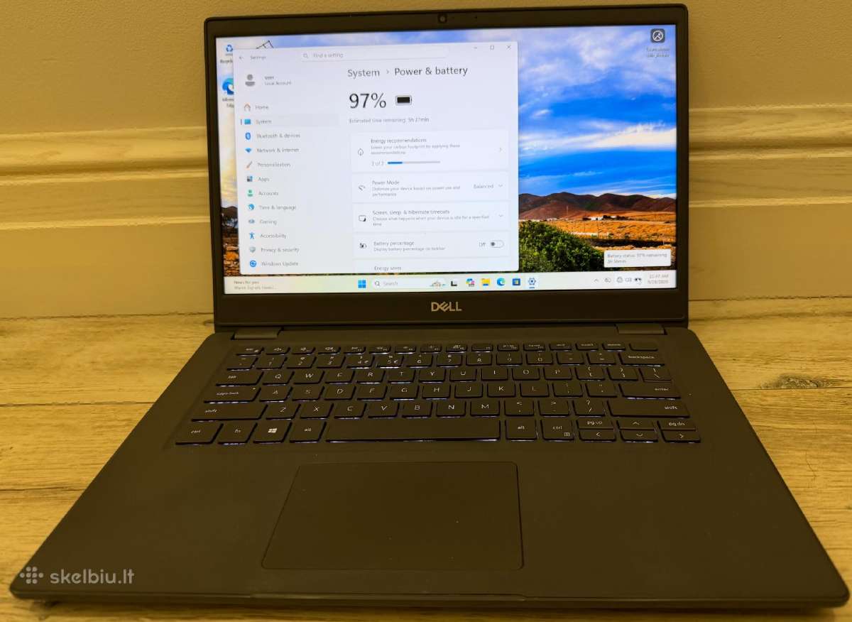 Dell Latitude 3410 i5-10310u/16ram/256/14fhd/w11p - nuotraukos Nr. 3