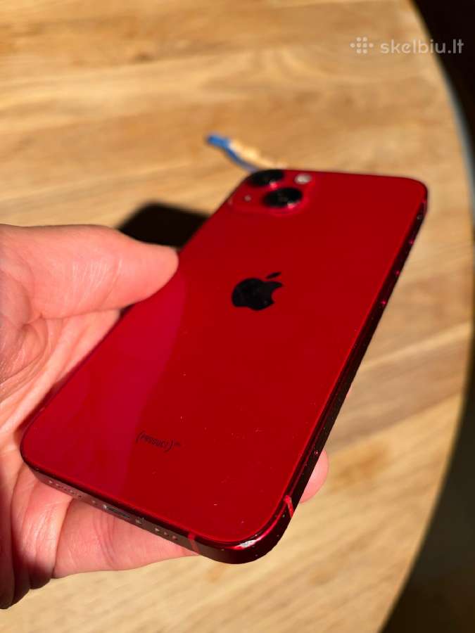 iPhone 13 Raudonas 128gb - nuotraukos Nr. 3