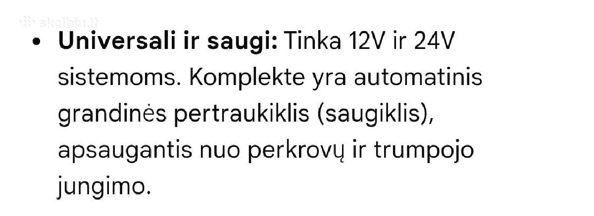 Universali 8/12 jungiklių valdymo panelė - nuotraukos Nr. 5