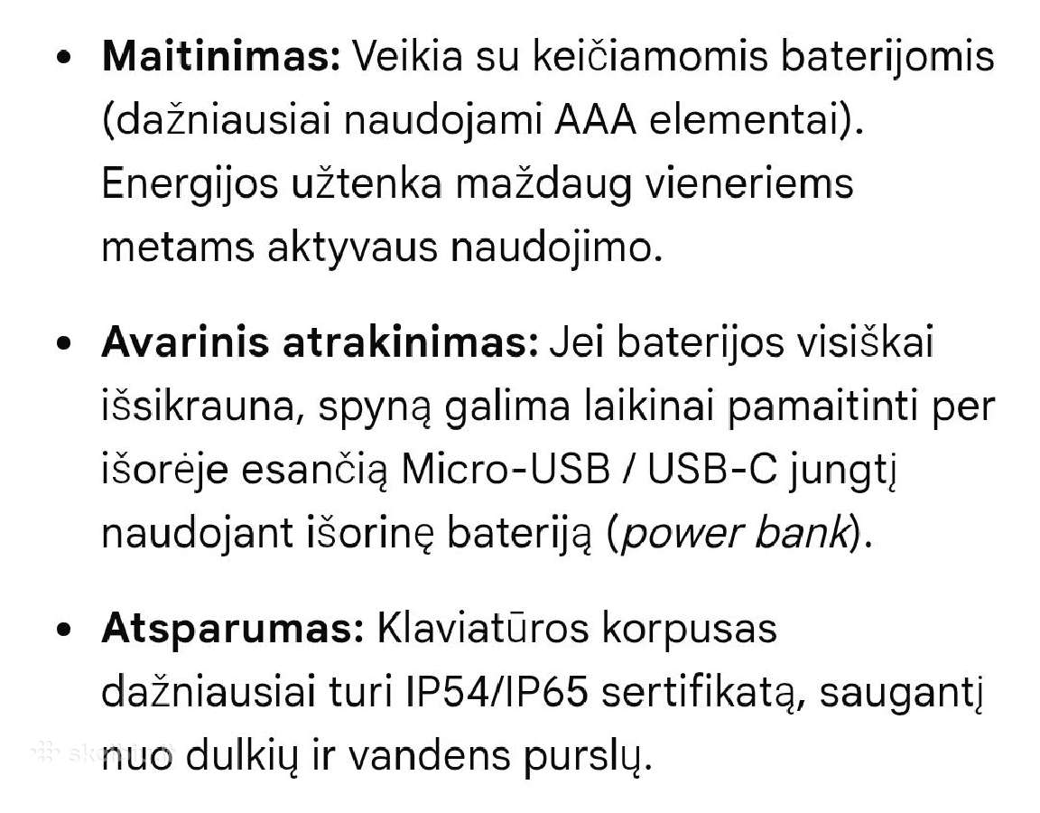 Welock smart lock išmanioji spyna touca51 - nuotraukos Nr. 11