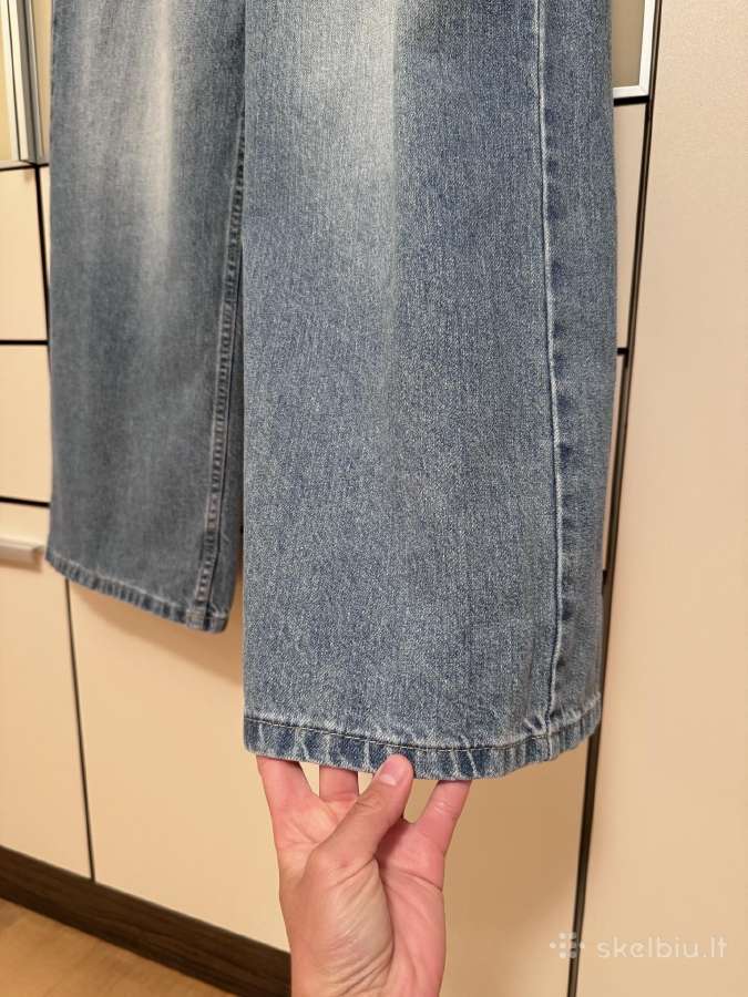 Bershka džinsai susiaustu juosmeniu - nuotraukos Nr. 4