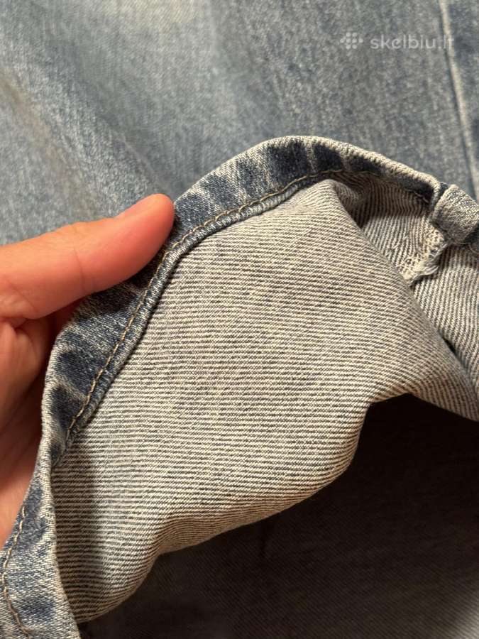 Bershka džinsai susiaustu juosmeniu - nuotraukos Nr. 6
