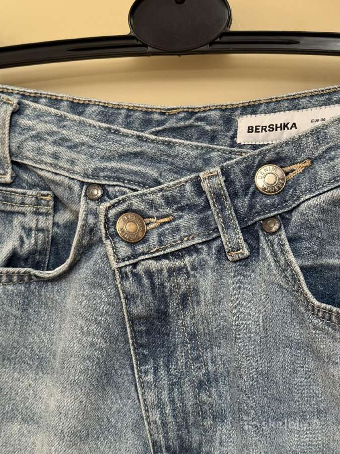 Bershka džinsai susiaustu juosmeniu - nuotraukos Nr. 10