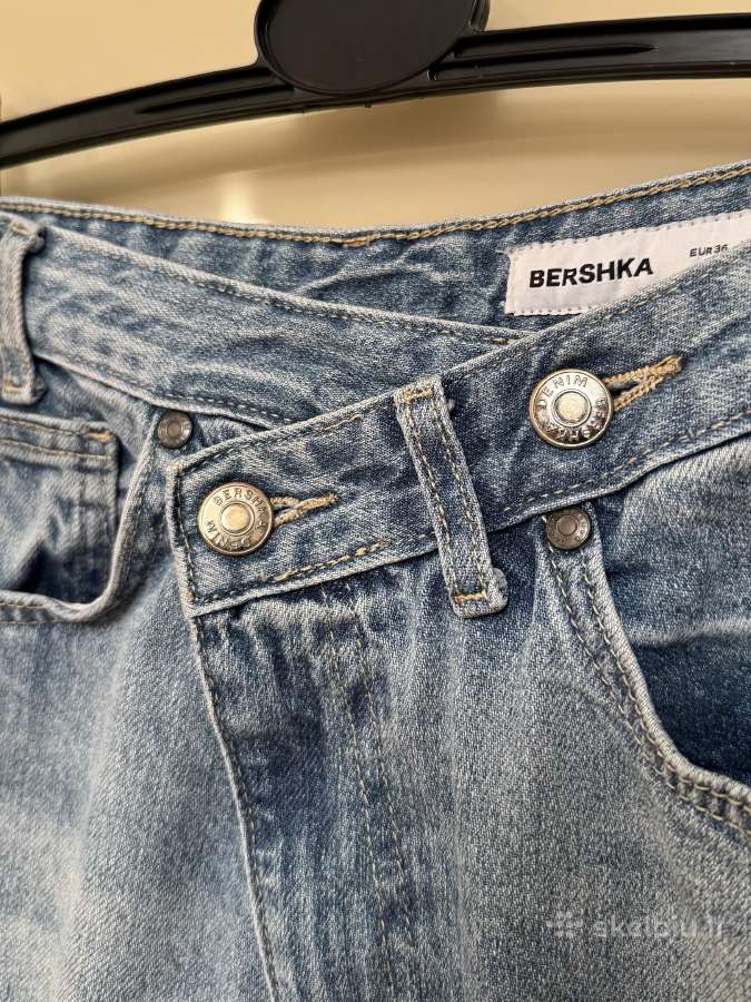 Bershka džinsai susiaustu juosmeniu - nuotraukos Nr. 12