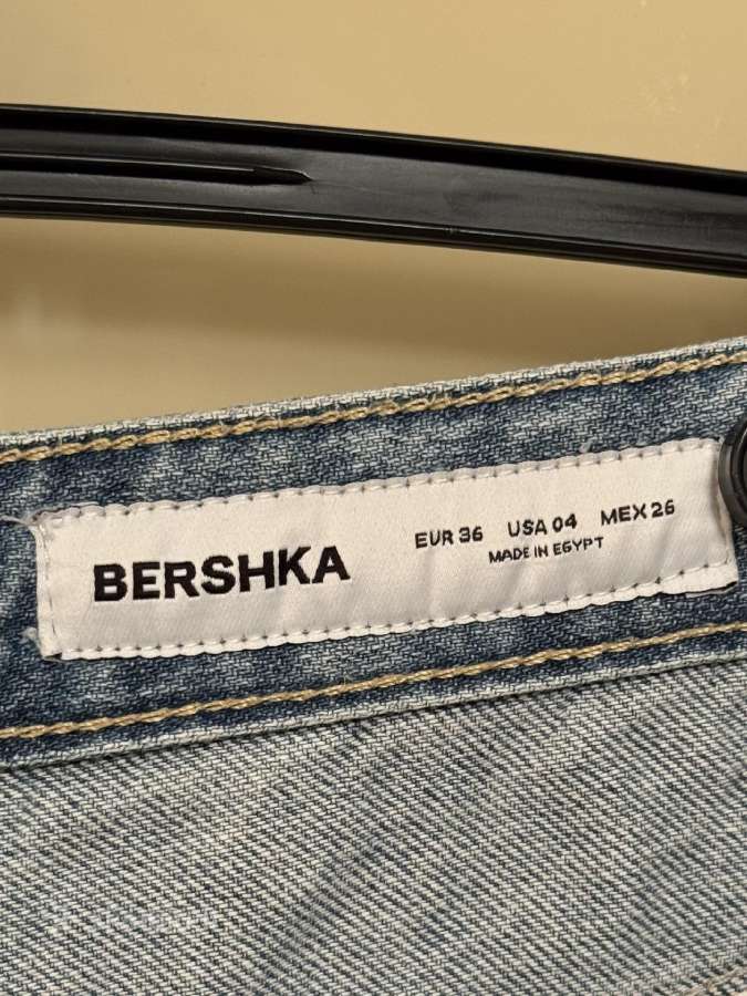 Bershka džinsai susiaustu juosmeniu - nuotraukos Nr. 15
