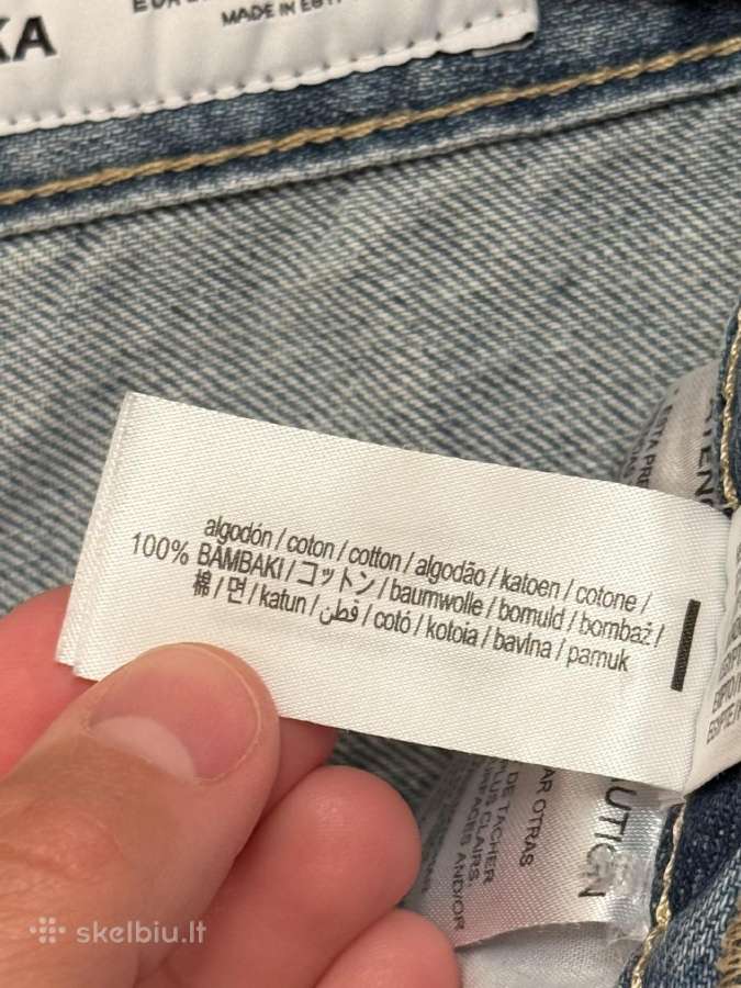 Bershka džinsai susiaustu juosmeniu - nuotraukos Nr. 17
