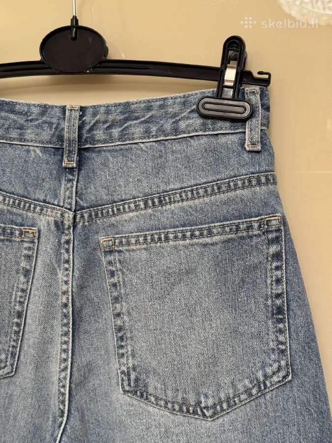 Bershka džinsai susiaustu juosmeniu - nuotraukos Nr. 20