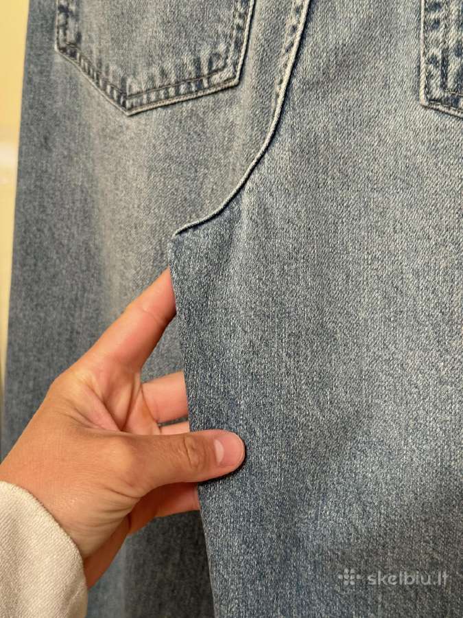 Bershka džinsai susiaustu juosmeniu - nuotraukos Nr. 21