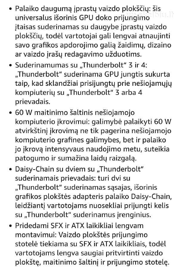Th3p4g3 išorinės vaizdo plokštės dokas - nuotraukos Nr. 4