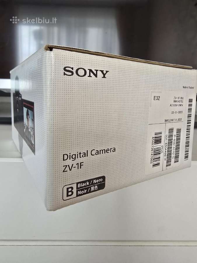 Sony Zv-1f vlog kamera - nuotraukos Nr. 2