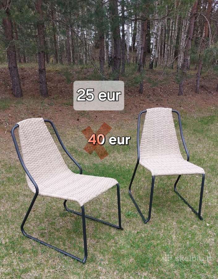 Lauko kėdės keli modeliai - nuotraukos Nr. 2