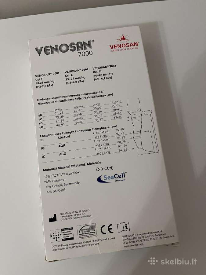 Venosan 7000 kompresinės kojinės – naujos, M - nuotraukos Nr. 3