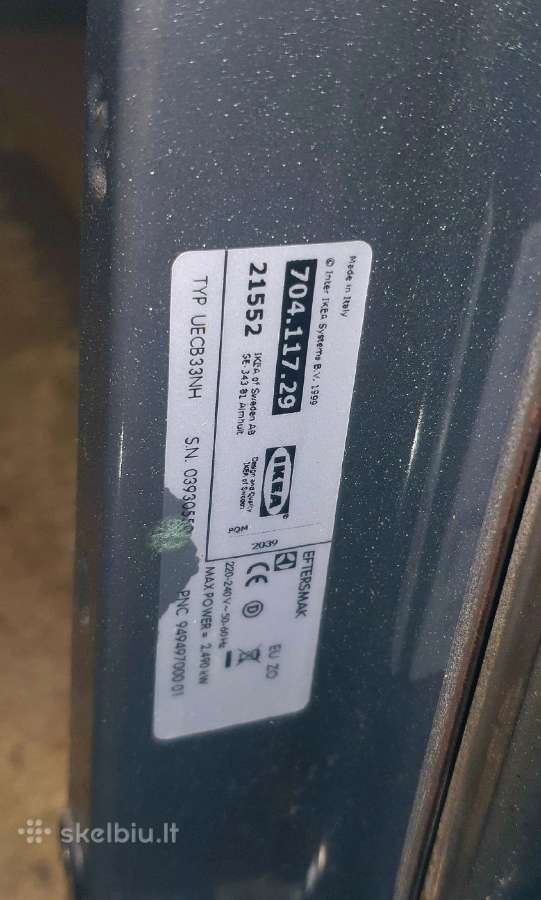 Ikea 704.117.29 Eftersmak orkaitė - nuotraukos Nr. 3