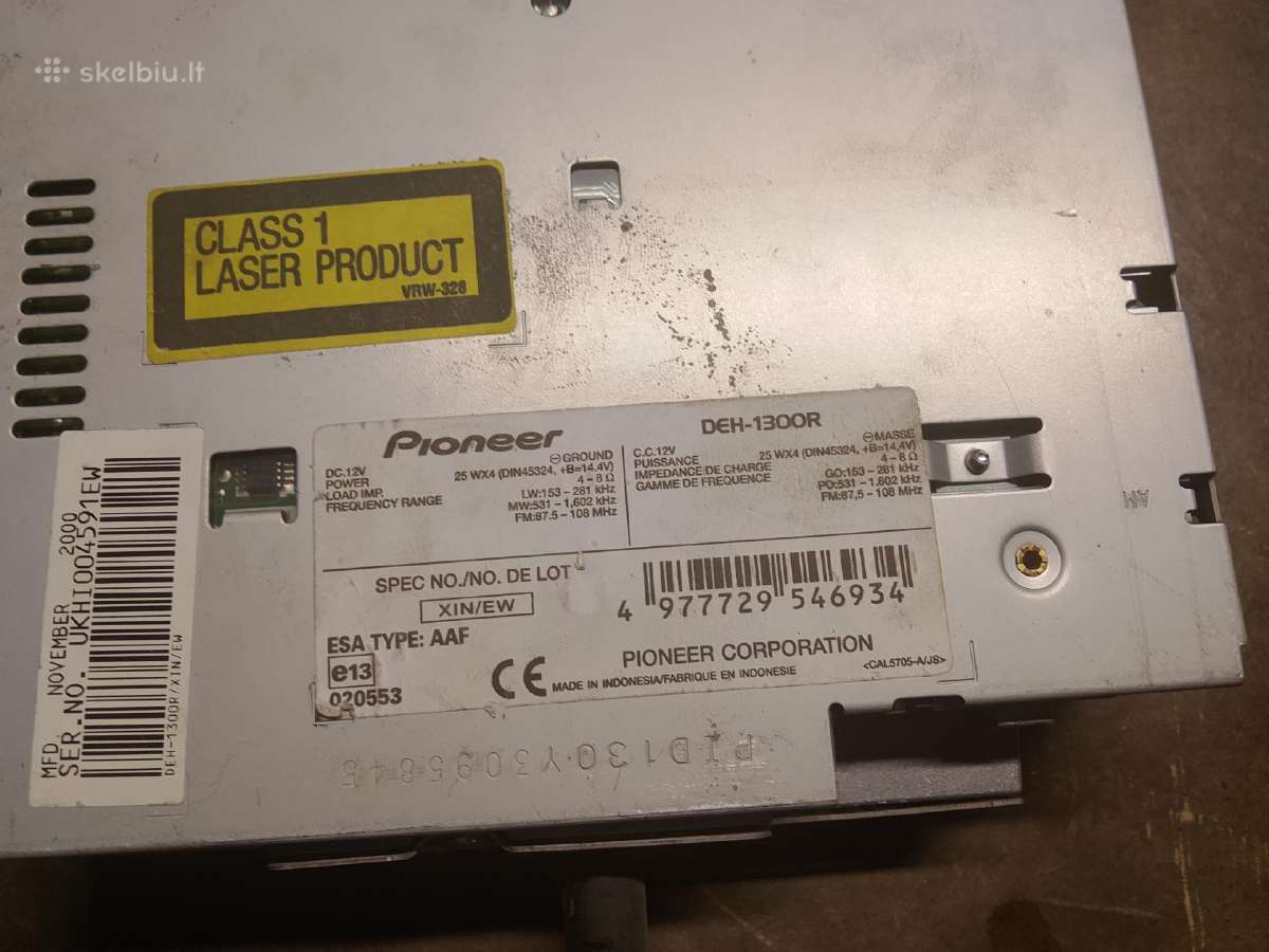 Clarion Crx111r,pioneer,blaupunk,panasonic, - nuotraukos Nr. 6