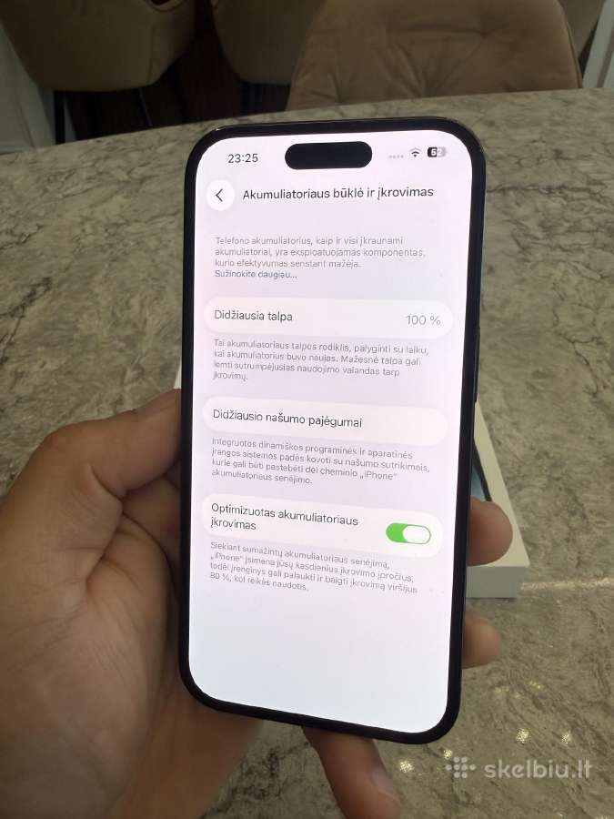 iPhone 14 pro, 128gb 100% - nuotraukos Nr. 5
