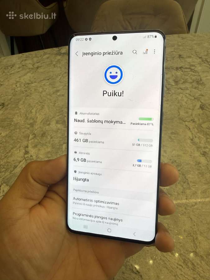 Samsung s20 plus 5G, 12/512gb - nuotraukos Nr. 5