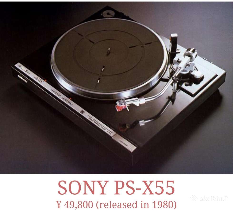 Sony Ps-x55 plokštelių grotuvas - nuotraukos Nr. 2