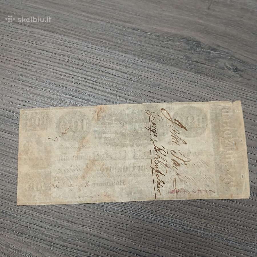 Jungtinės Amerikos Valstijos. – 100 dolerių – 1838 - nuotraukos Nr. 2