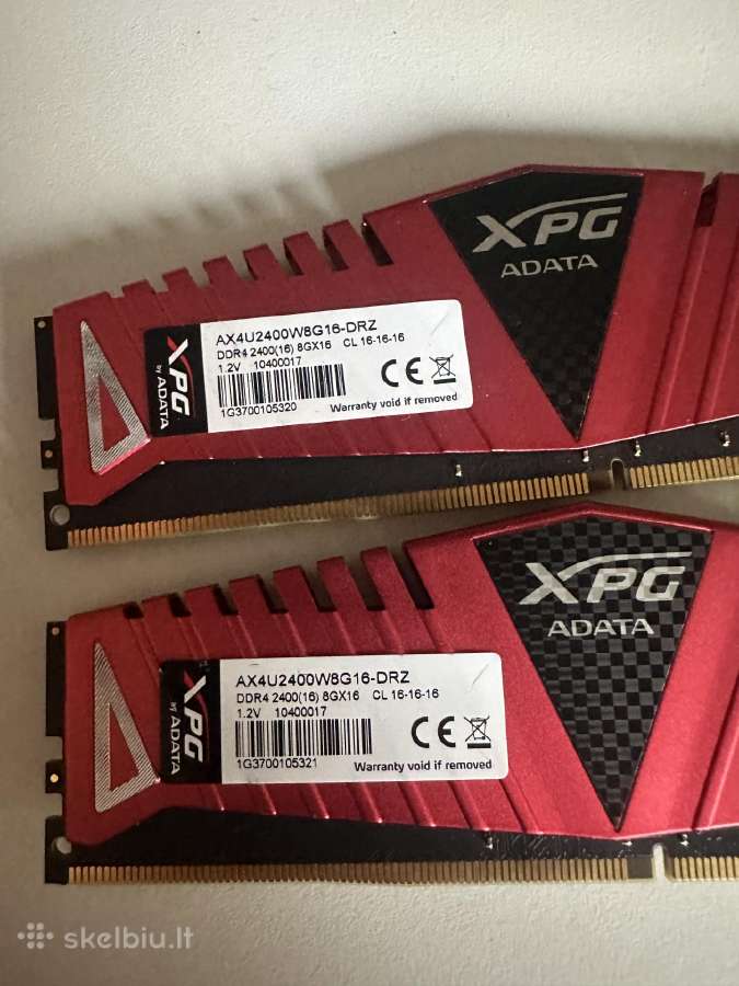 Adata Ddr4 16gb (2 x 8gb) - nuotraukos Nr. 2