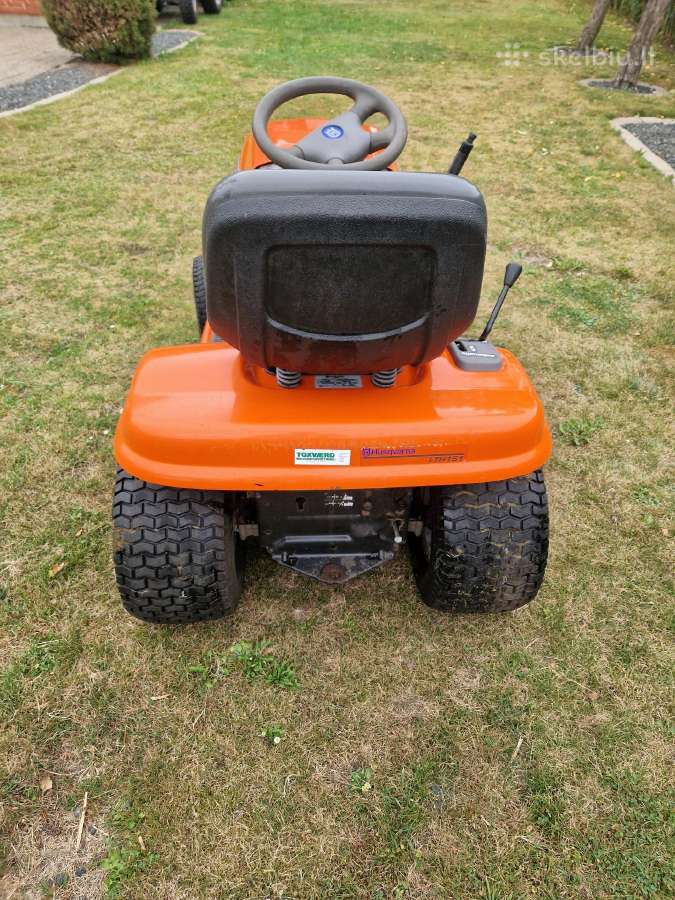 Sodo traktoriukas Husqvarna 15arkliu - nuotraukos Nr. 4