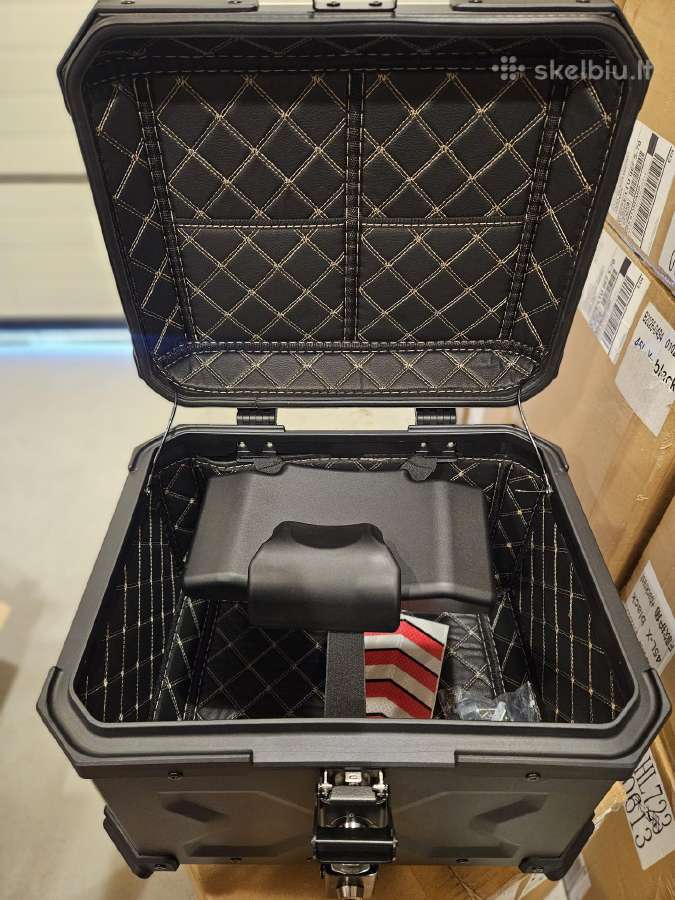 Motociklo 45l aliumininė daiktadėžė (Top box) - nuotraukos Nr. 6