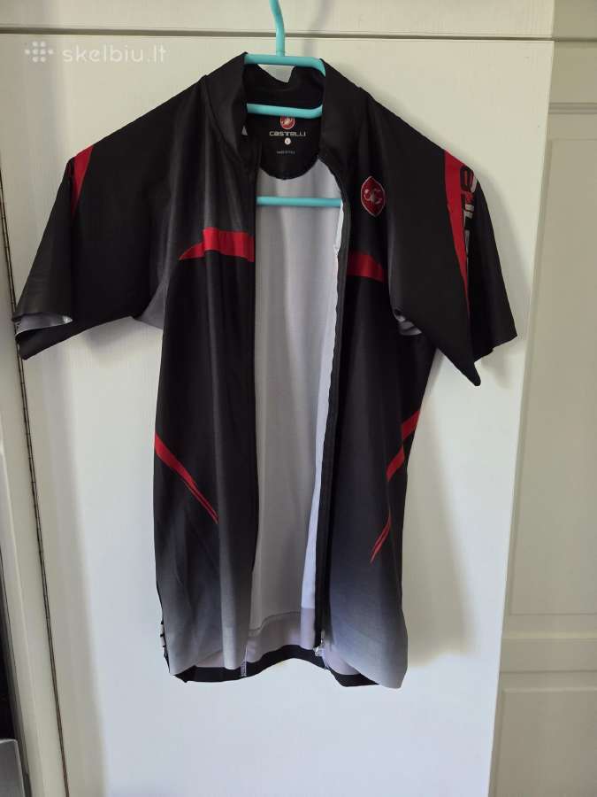 Castelli body paint rosso corsa marškinėliai L - nuotraukos Nr. 2