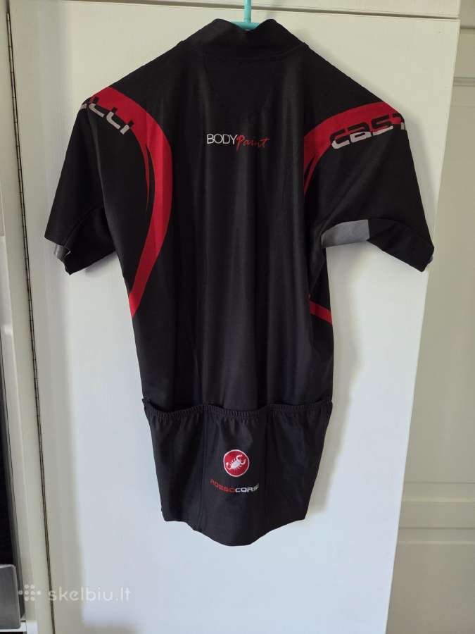 Castelli body paint rosso corsa marškinėliai L - nuotraukos Nr. 3