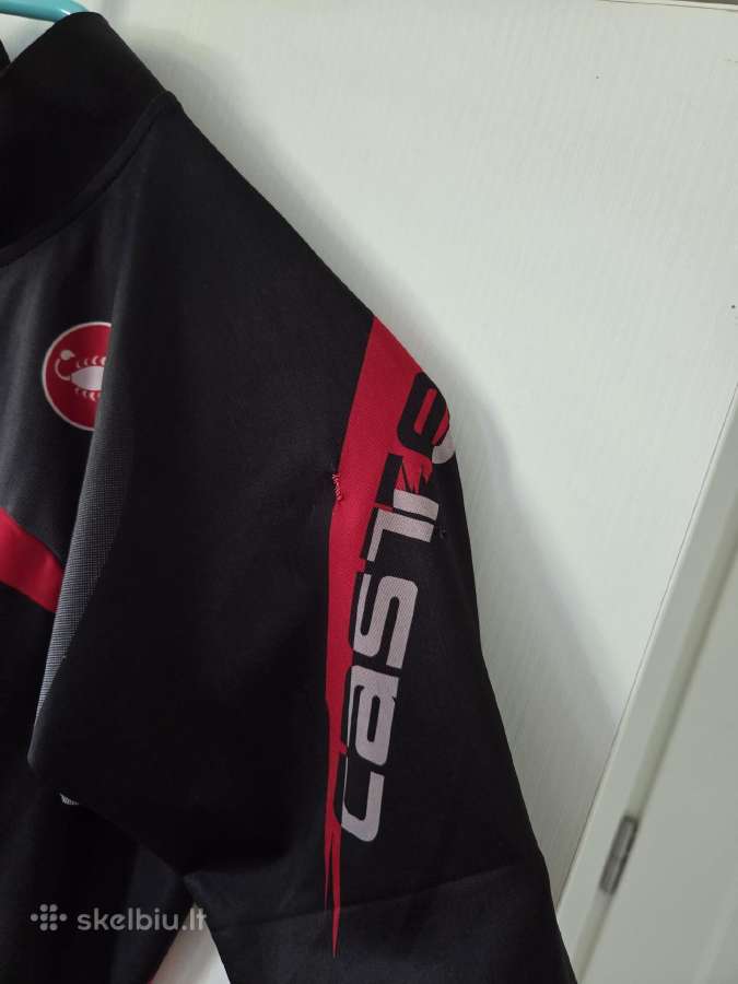 Castelli body paint rosso corsa marškinėliai L - nuotraukos Nr. 4
