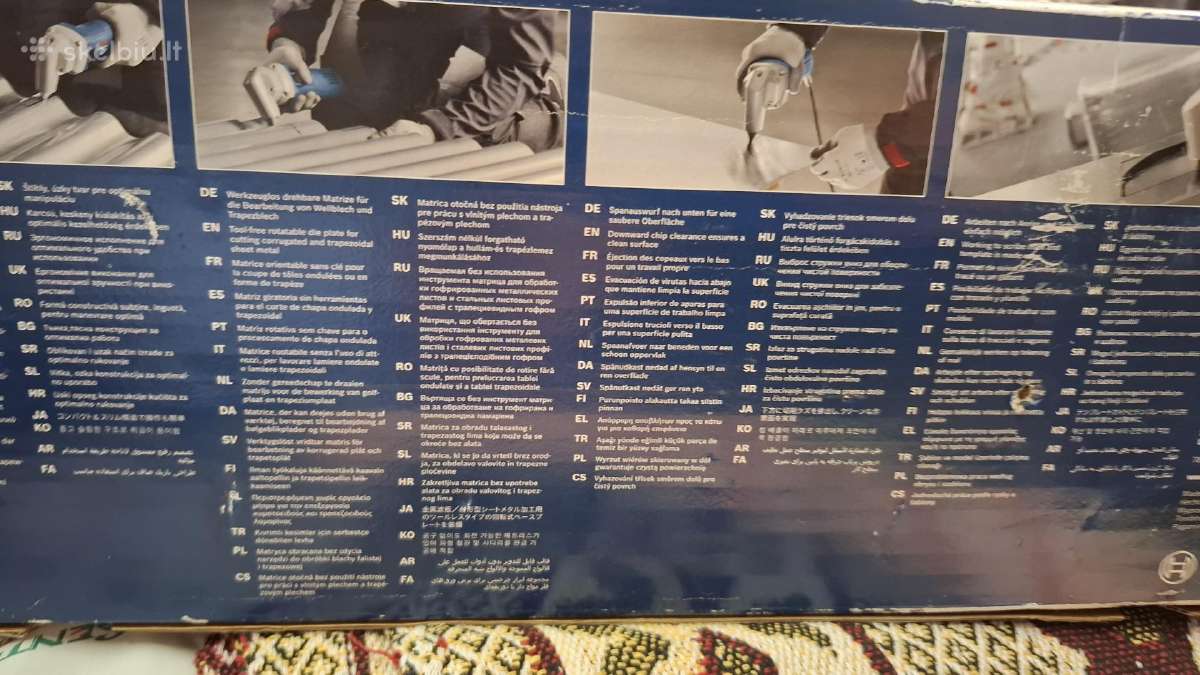 Žirklės skardai elektrinės - nuotraukos Nr. 3