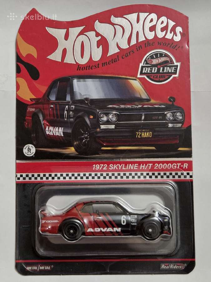 Hot Wheels Rlc 1972 Skyline H/t 2000gt-r - nuotraukos Nr. 3