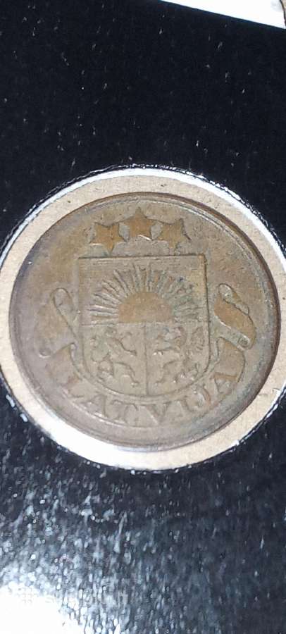 Latvija 2 santimai 1922 - nuotraukos Nr. 2
