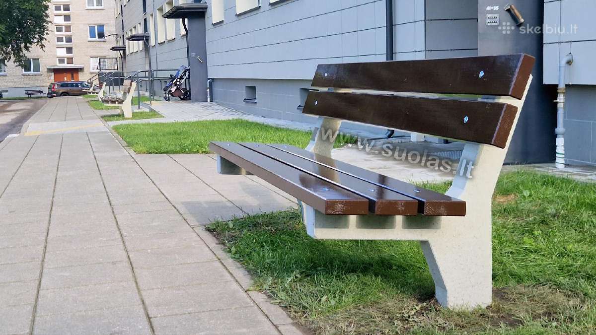 Patogūs betoniniai lauko suolai jūsų poilsiui - nuotraukos Nr. 6