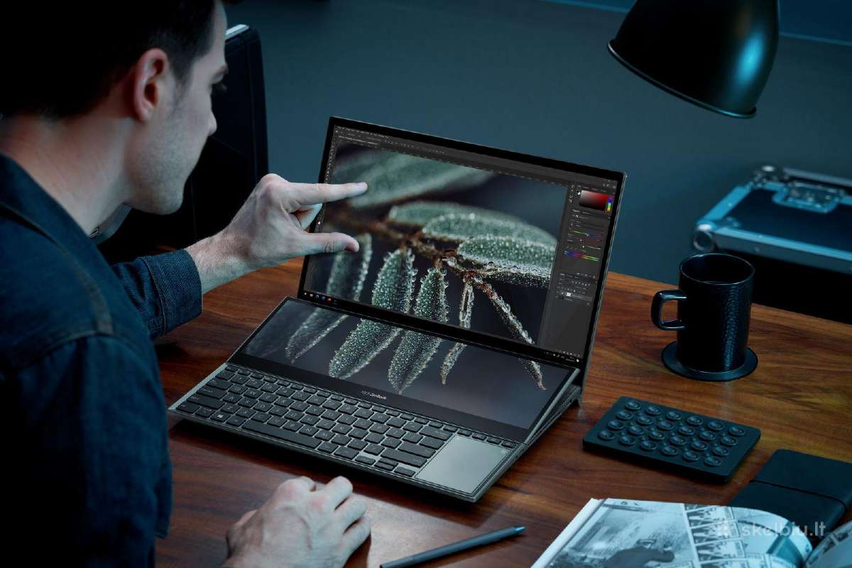 Asus Zenbook Pro Duo Ux582l su 2 Ekranas - nuotraukos Nr. 3