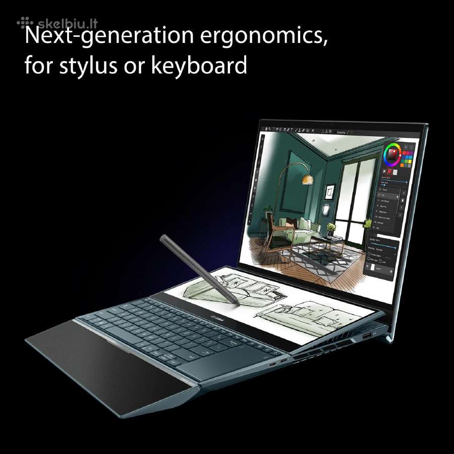 Asus Zenbook Pro Duo Ux582l su 2 Ekranas - nuotraukos Nr. 6