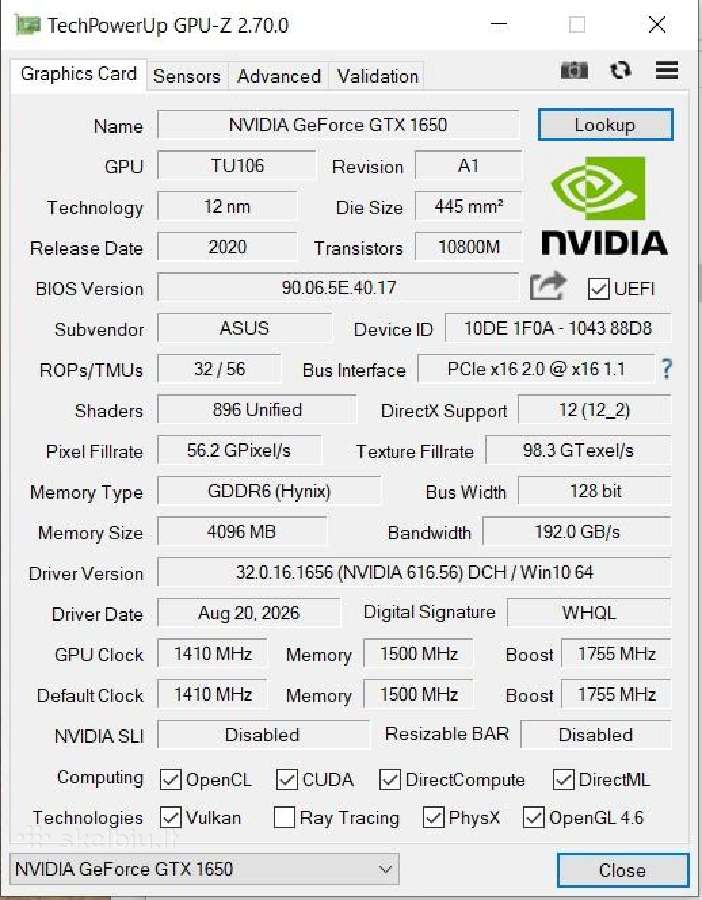 Kompiuteris su Gtx 1650 4 GB Gddr6 - nuotraukos Nr. 10