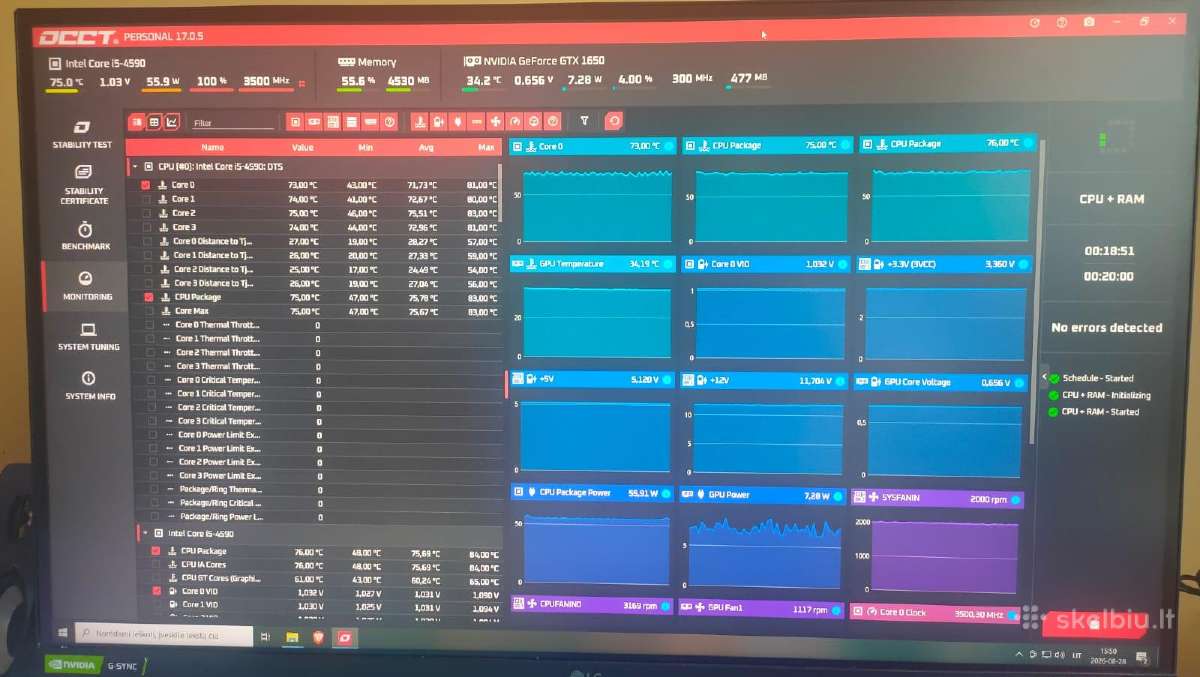 Kompiuteris su Gtx 1650 4 GB Gddr6 - nuotraukos Nr. 16