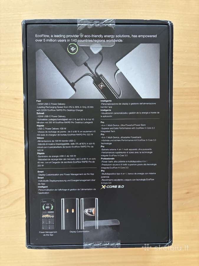 Ecoflow Rapid Pro 20000 mah 230 W - nuotraukos Nr. 2