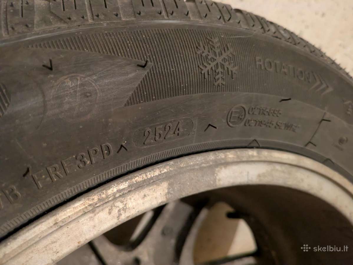 Toyota Prius ratlankiai R16 su žieminėm padangom - nuotraukos Nr. 16
