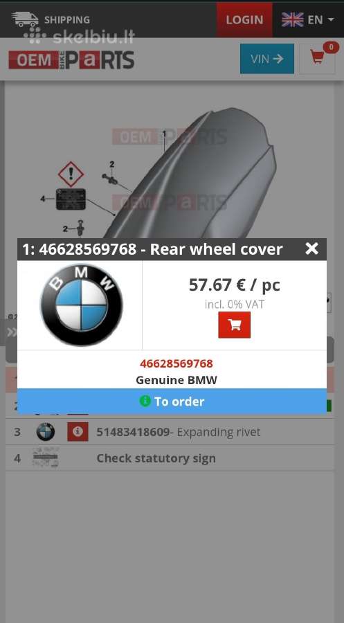 Moto sparnai Bmw S1000rr - nuotraukos Nr. 6