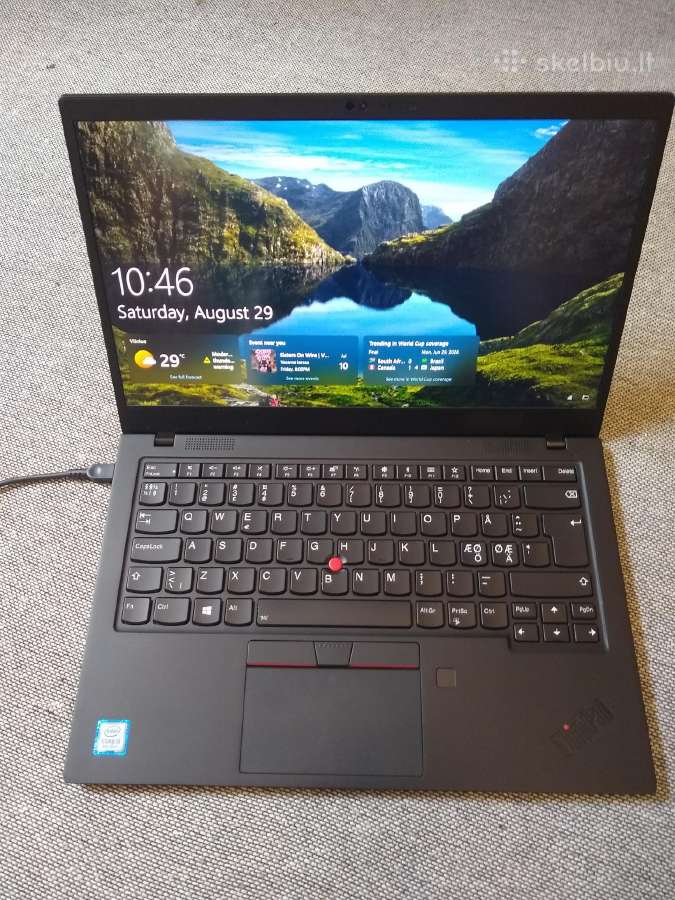 X1 Carbon 6/7th i5-8265u/16/256 - nuotraukos Nr. 2