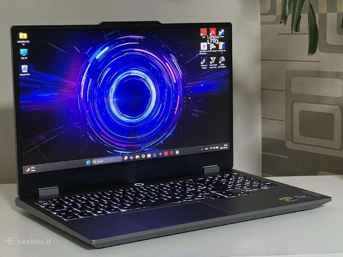 Parduodamas Lenovo Loq su Rtx 5050, I5-13hx, 144hz - nuotraukos Nr. 2