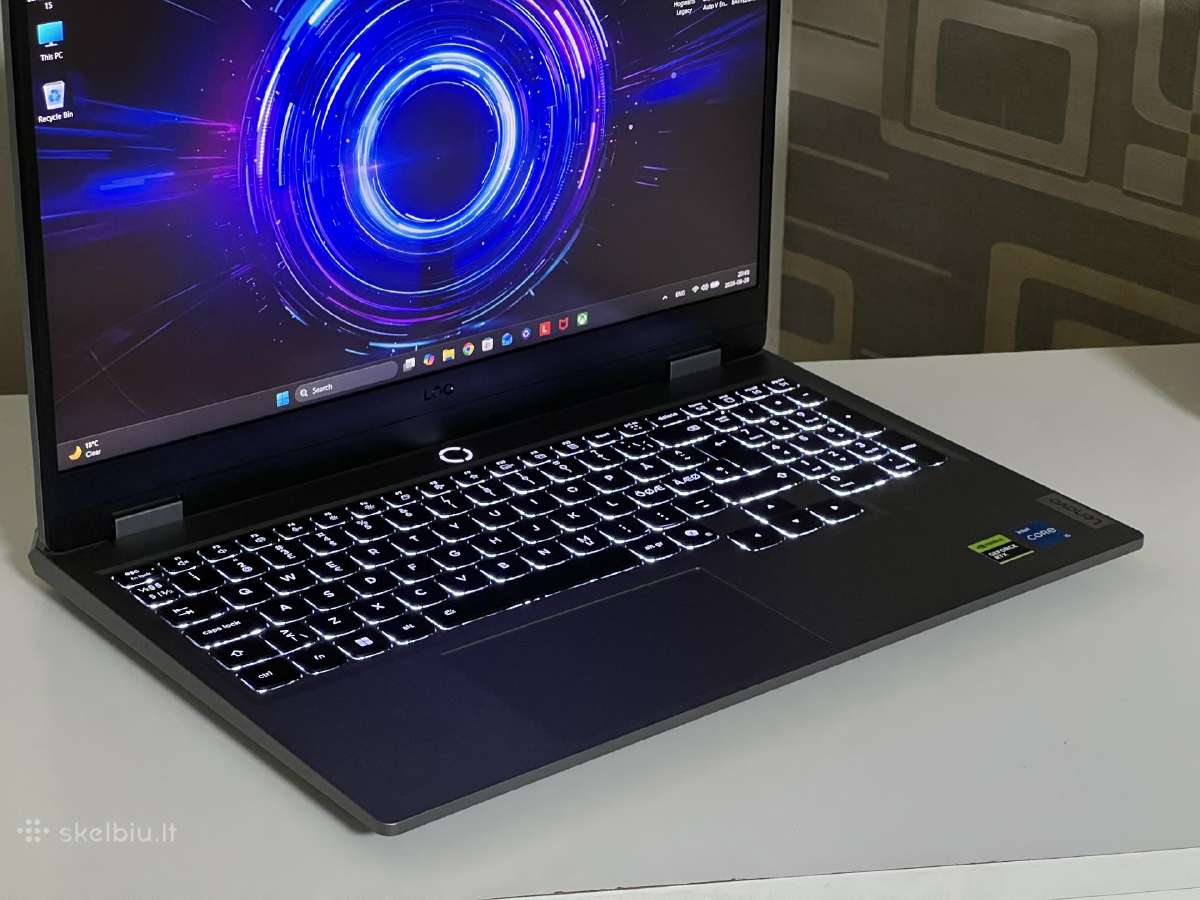 Parduodamas Lenovo Loq su Rtx 5050, I5-13hx, 144hz - nuotraukos Nr. 3