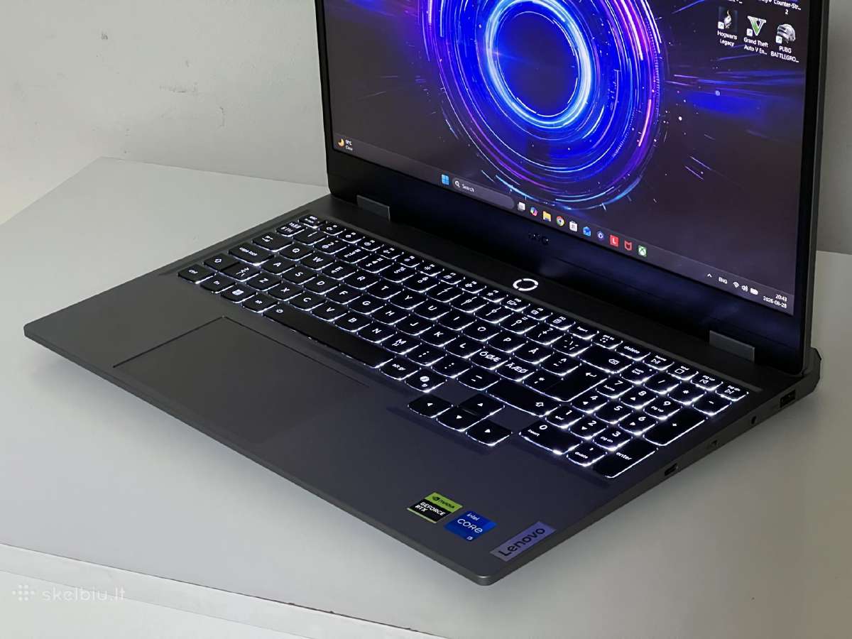 Parduodamas Lenovo Loq su Rtx 5050, I5-13hx, 144hz - nuotraukos Nr. 4