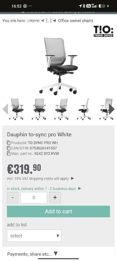 Ergonomines, ofiso/biuro kėdės - nuotraukos Nr. 6
