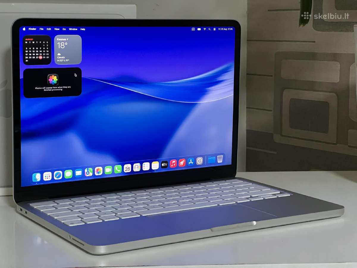 Parduodamas MacBook Neo 13 su A18 Pro, 8gb/512gb. - nuotraukos Nr. 2