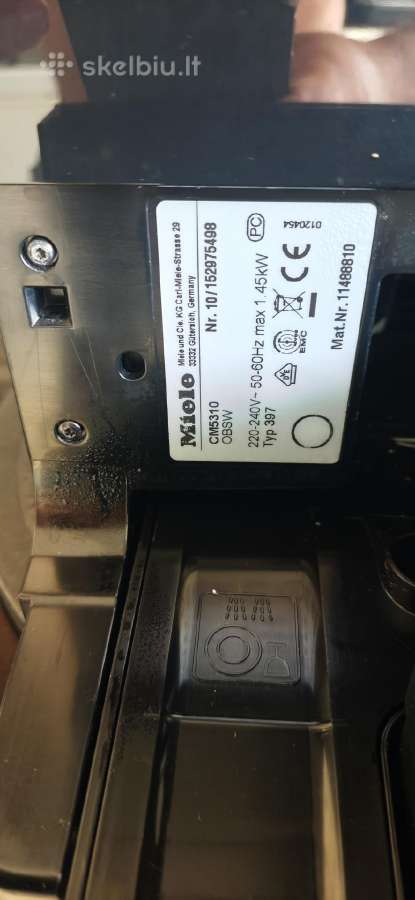 Miele cm 5310 silence su garantija - nuotraukos Nr. 11