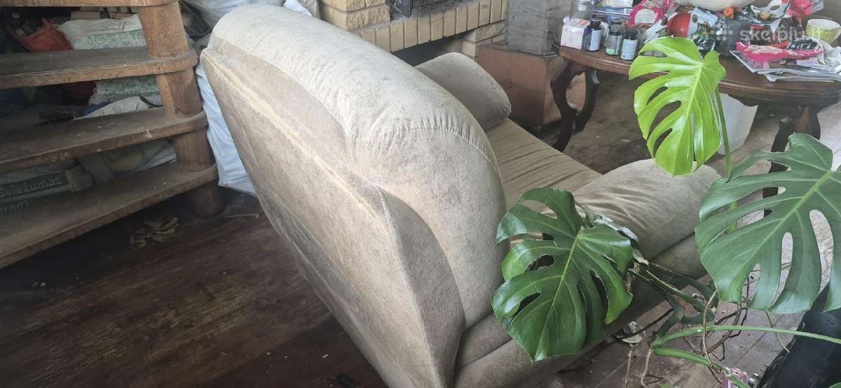 Atiduodu baldu komplekta: didele sofa ir 2 kreslai - nuotraukos Nr. 4